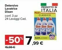 Carrefour Market Dixan Detersivo Lavatrice offerta