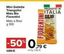 Carrefour Market Fiorentini Gallette Di Mais Biologiche Bio offerta