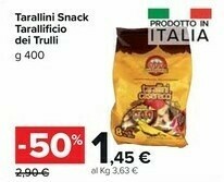 Carrefour Market Tarallificio dei Trulli Tarallini Snack offerta