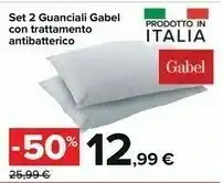 Carrefour Market Gabel Set 2 Guanciale con Trattamento Antibatterico offerta