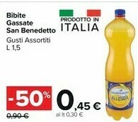 Carrefour Market San Benedetto Ginger 1500 G(ml) offerta