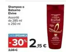 L'oreal Paris Shampoo /Balsamo Elvive