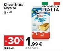 Carrefour Market Kinder Brioss Classica offerta