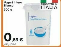 Carrefour Market Yogurt Intero Bianco offerta