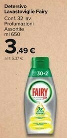 Carrefour Market Fairy Detersivo Lavastoviglie offerta