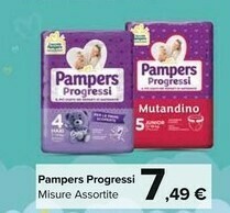 Carrefour Market Pampers Progressi Mutandino offerta