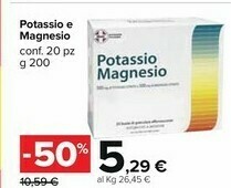 Carrefour Market Potassio E Magnesio offerta