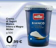 Carrefour Market Muller Crema Di Yogurt Bianco offerta