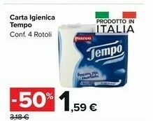 Carrefour Market Tempo Carta Igienica offerta