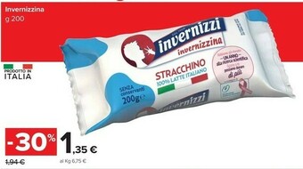 Carrefour Market Invernizzi Na Stracchino 100% Latte Italiano 200 G(ml) offerta