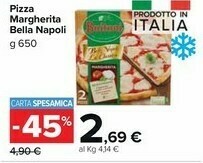 Carrefour Market Buitoni Pizza Margherita Bella Napoli offerta