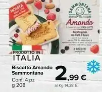 Carrefour Market Sammontana Amando Biscotto Gelato Con Frutti Di Bosco 208 G(ml) offerta