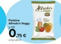 Carrefour Market Amica Snack - Alfredo's Veggy Patate Pomodoro E Spinaci 110 G(ml) offerta
