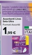 Carrefour Market Lines Assorbenti Seta Ultra offerta