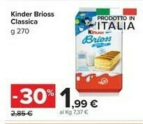 Carrefour Market Kinder Brioss Classica offerta