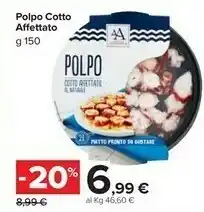 Carrefour Market Polpo Cotto Affettato offerta