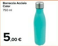 Borraccia Acciaio Color