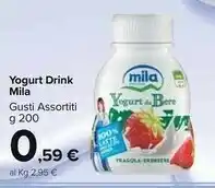 Carrefour Market Mila Yogurt Da Bere Frutti Di Bosco 200 G(ml) offerta