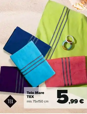 Carrefour Market Tex Telo Mare offerta