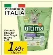 Carrefour Ultima Crocchette Cat Linea Specific offerta