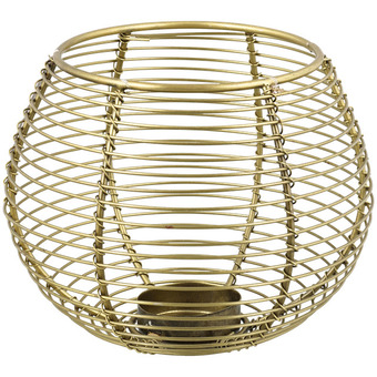 Action Portacandele in filo metallico offerta