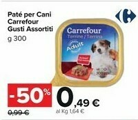 Carrefour Carrefour Paté Per Cani offerta