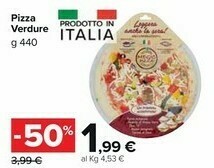 Carrefour Pizza Verdure offerta
