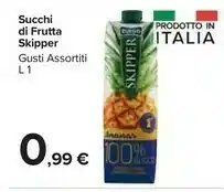 Carrefour Zuegg Skipper 100% Ananas 1000 G(ml) offerta
