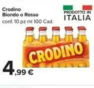 Carrefour Campari Crodino Biondo Aperitivo 1000 G(ml) offerta