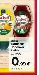 Carrefour Calvè Salsa Barbecue Topdown offerta