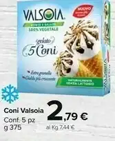 Carrefour Valsoia Coni Gelato offerta