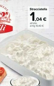 Carrefour Sabelli Stracciatella offerta
