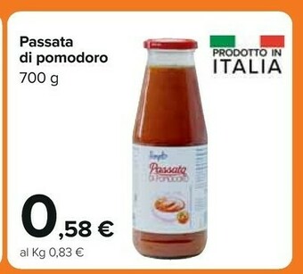 Carrefour - Passata Classica Pomodoro Coltivato In Italia 700 G(ml)
