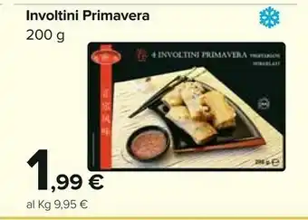 Carrefour Involtini Primavera 200 G offerta