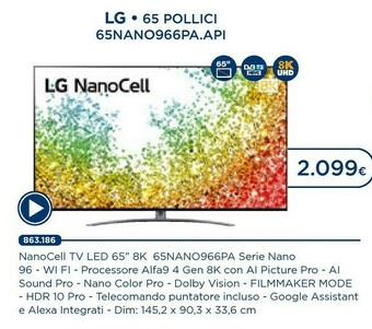 Esselunga LG Tv led 55 offerta