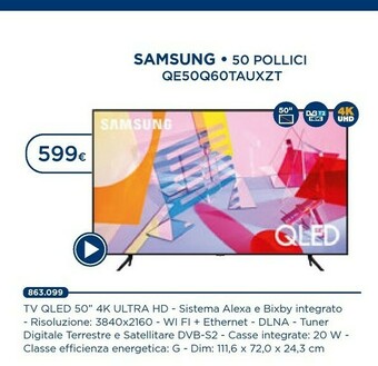 Esselunga Samsung Tv offerta
