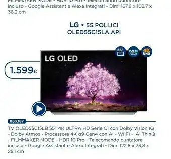LG Tv led 55