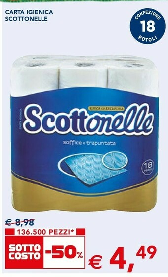 Esselunga Scottonelle Carta Igienica offerta