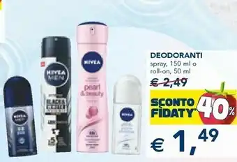 Esselunga Nivea Deodoranti offerta