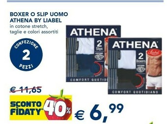 Esselunga Athena Liabel Boxer/ Slip Uomo offerta