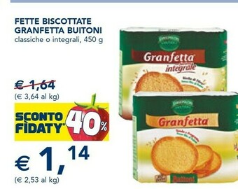 Esselunga Buitoni Fette biscottate offerta