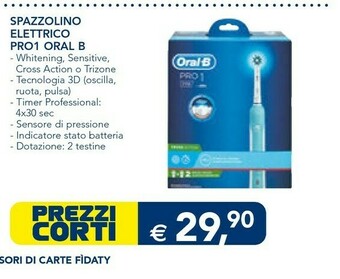 Oral b Spazzolino Elettrico Pro1
