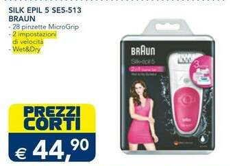 Esselunga Braun Silk Epil 5 Se5-513 offerta