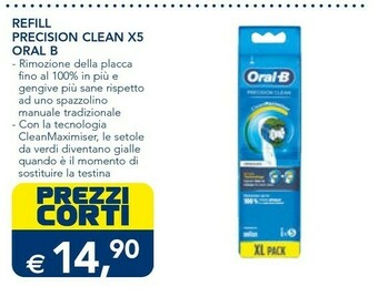 Esselunga Oral b Refill Precision Clean X5 offerta