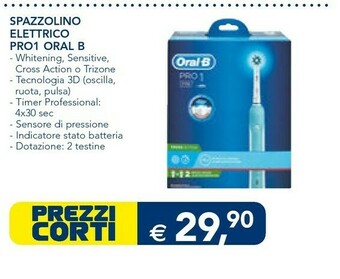 Esselunga Oral b Spazzolino Elettrico Pro1 offerta