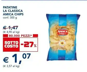 Esselunga Amica chips Patatina Originale offerta