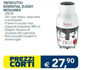 Esselunga Moulinex MOULINETTE ESSENTIAL DJ520 offerta