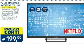 Smart-tech Tv Led Smt32n30hv1u1b1
