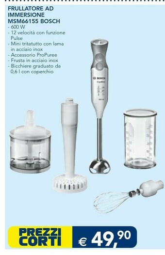 Esselunga Bosch Frullatore Ad Immersione Msm66155 offerta