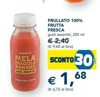 Esselunga Frullato 100% Frutta Fresca offerta